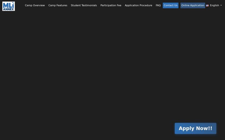 Screenshot of dancecampla.com