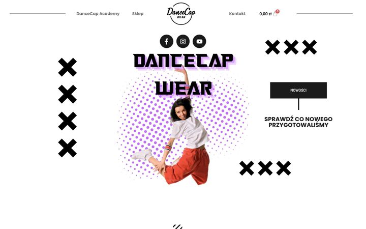 Screenshot of dancecapwear.pl