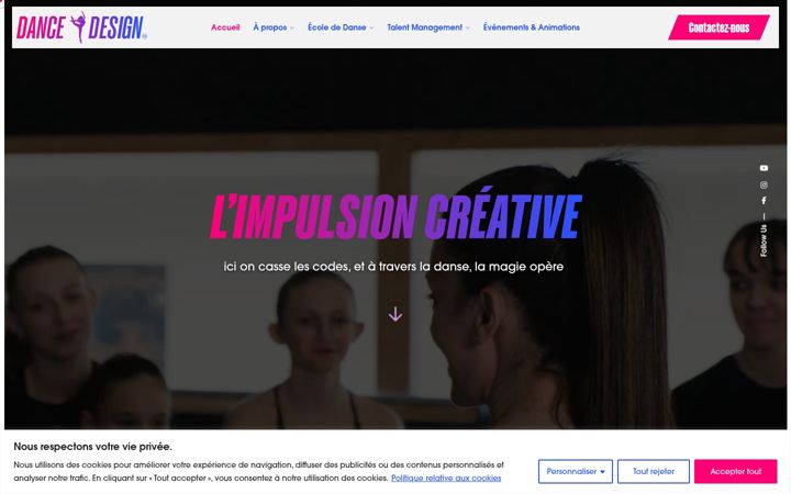 Screenshot of dancedesign.ch