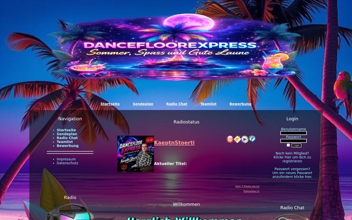 Screenshot of dancefloorexpress.de