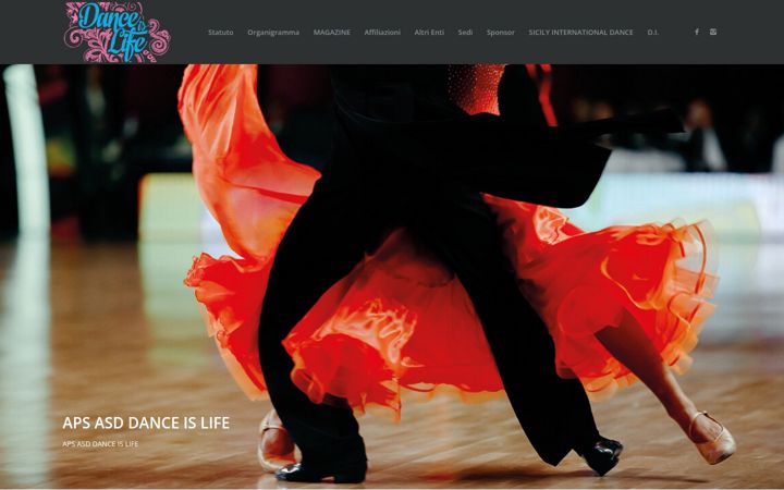 Skjámynd af danceislife.it