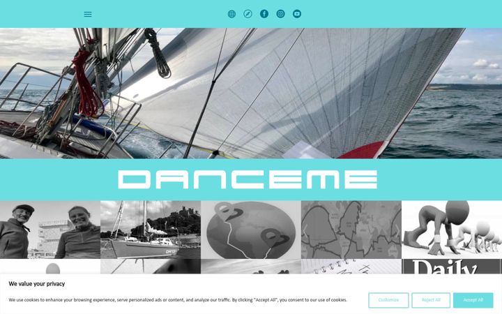 Screenshot of danceme.be