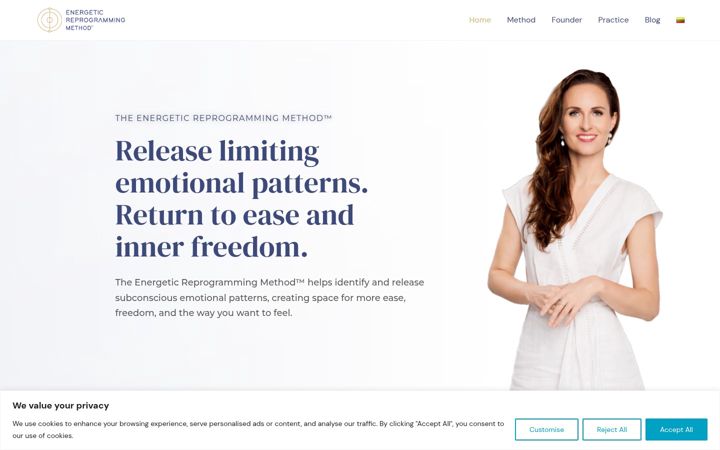 Screenshot of danceofgrace.com