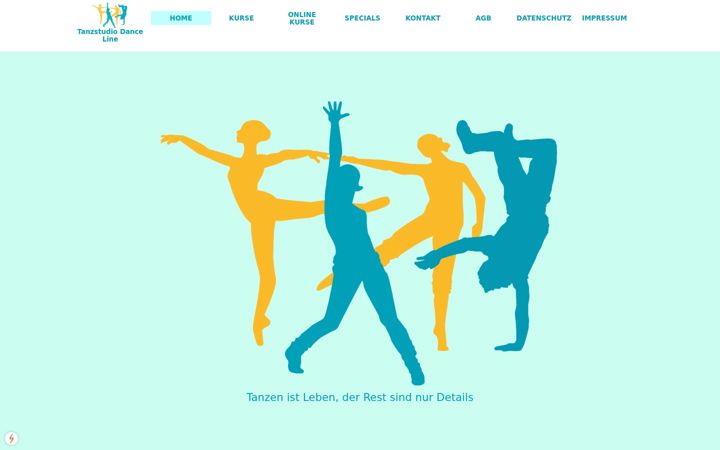 Screenshot of danceonline.de