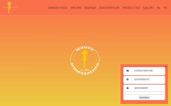Screenshot of danceorientation.be