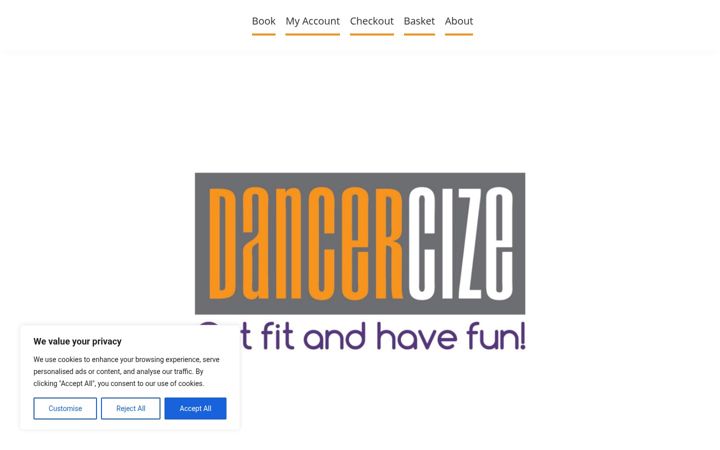 Captura de pantalla de dancercize.co.uk