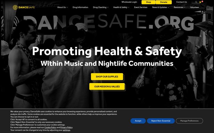 Zrzut ekranu dancesafe.org