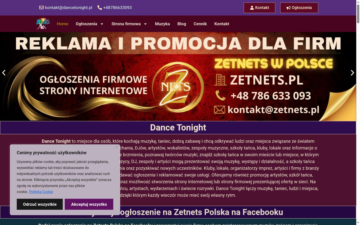 Sutikimo reklamjuostės, rodytos prieš bet kokią sąveiką, ekrano kopija