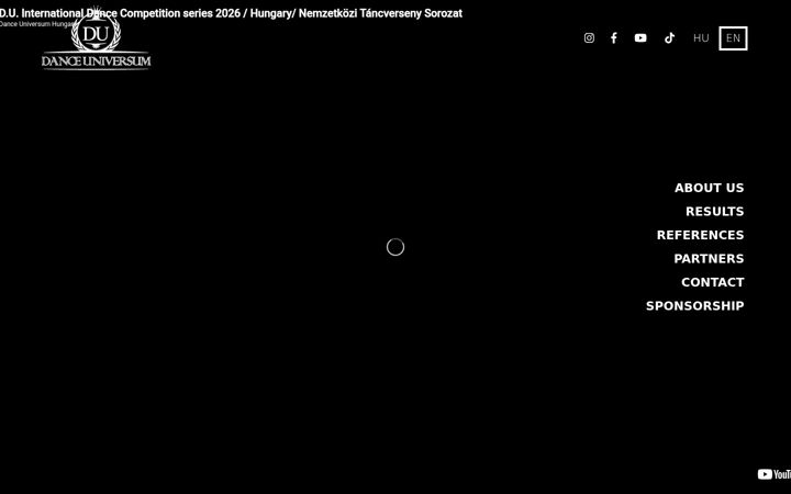 Screenshot of danceuniversum.com