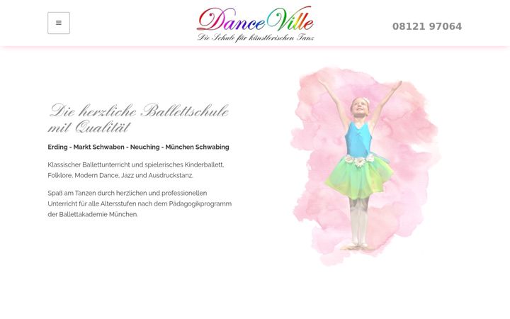Screenshot of danceville.de