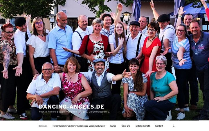 Screenshot of dancing-angels.de