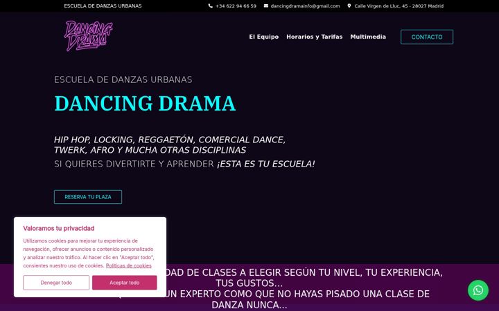 Screenshot of dancingdrama.com