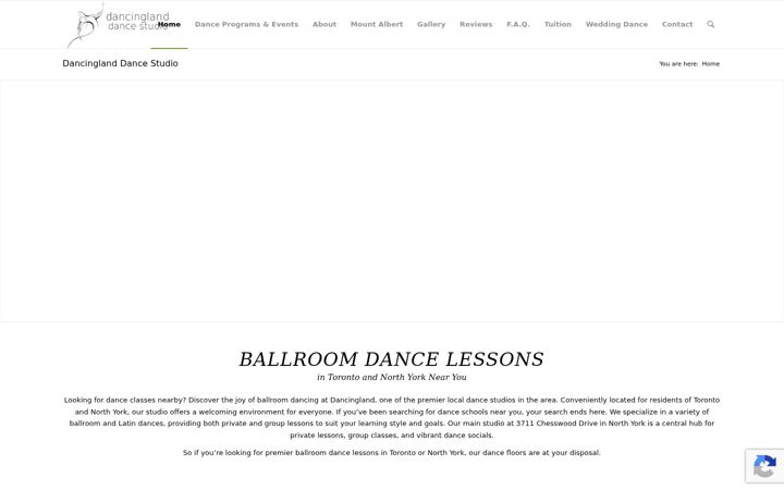 Screenshot of dancingland.com