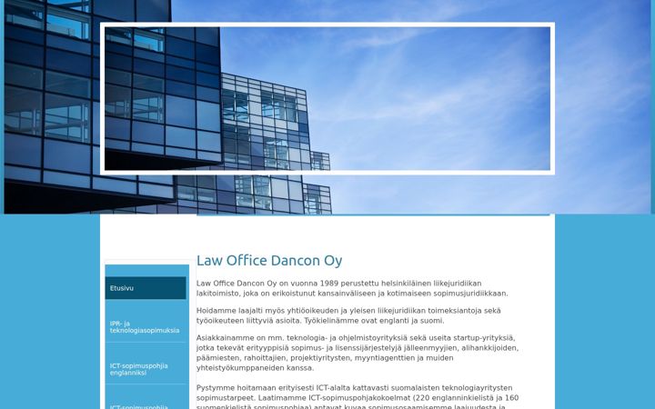 Screenshot di dancon.fi