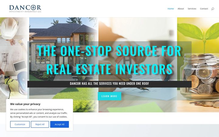 Screenshot of dancorholdings.com
