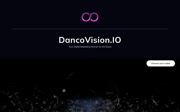 Skjámynd af dancovision.io