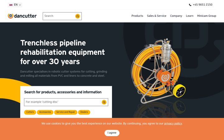 Screenshot of dancutter.com