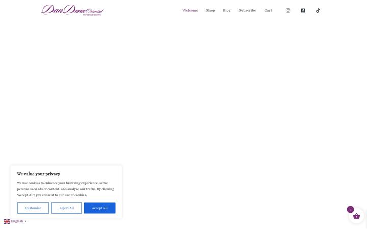 Screenshot of dandanaoriental.com