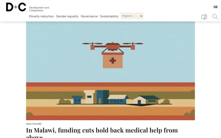 Screenshot of dandc.eu