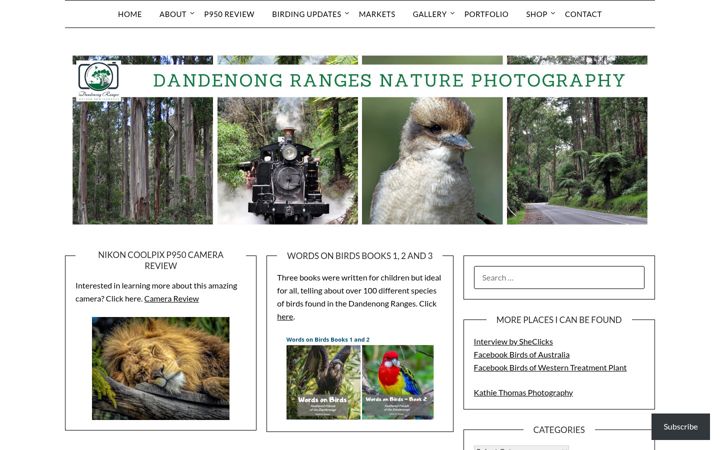 Screenshot of dandenong-ranges-photography.com