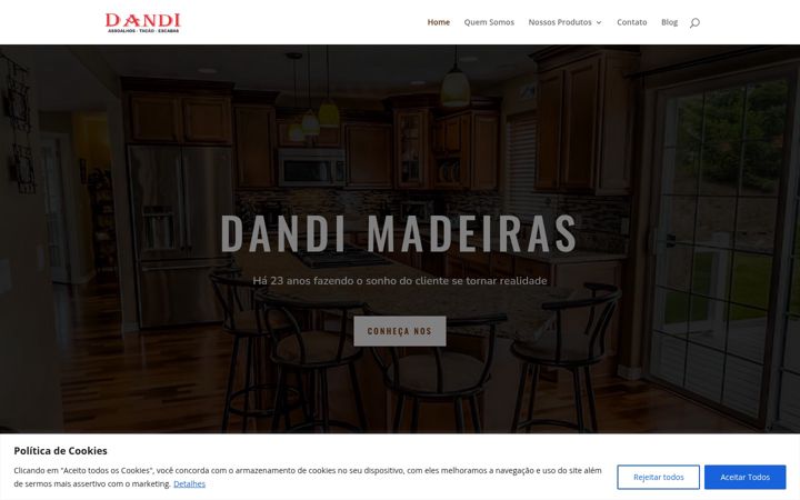 Screenshot van dandimadeiras.com.br