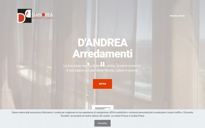 Screenshot of dandreamobili.it