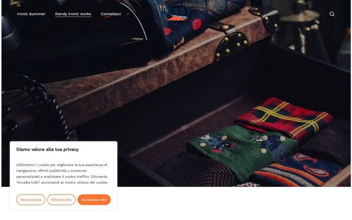 Screenshot of dandyironicsocks.com