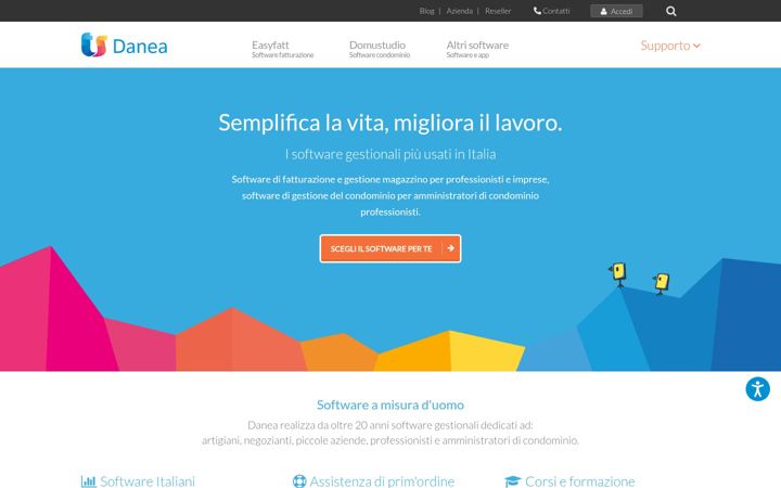 Screenshot of danea.it
