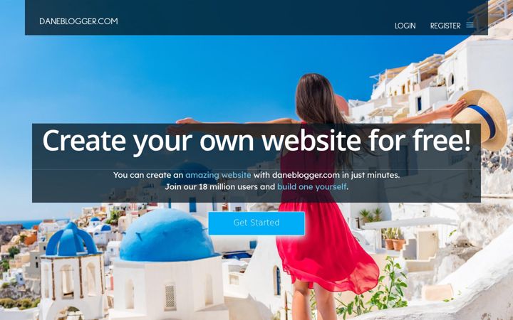 Screenshot of daneblogger.com