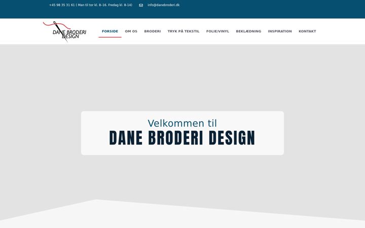 Screenshot of danebroderi.dk