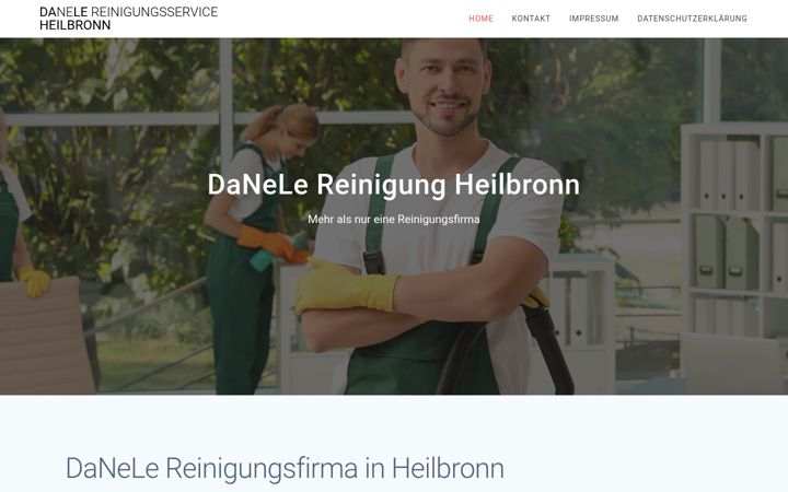 Screenshot of danele-dienstleistungen.de