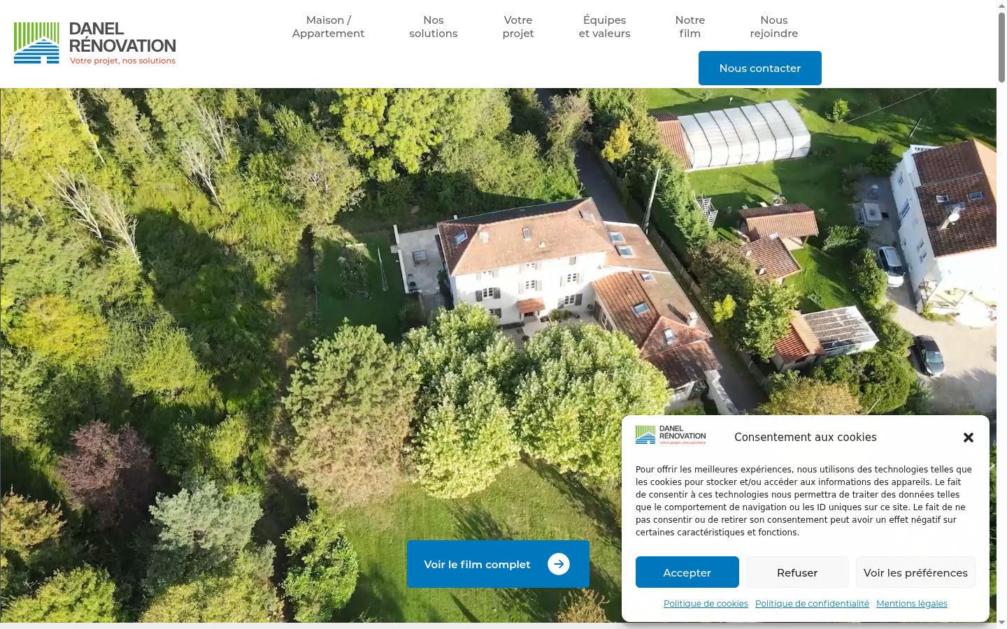 Sutikimo reklamjuostės, rodytos prieš bet kokią sąveiką, ekrano kopija