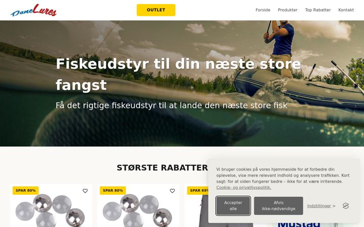 Screenshot of danelures.dk