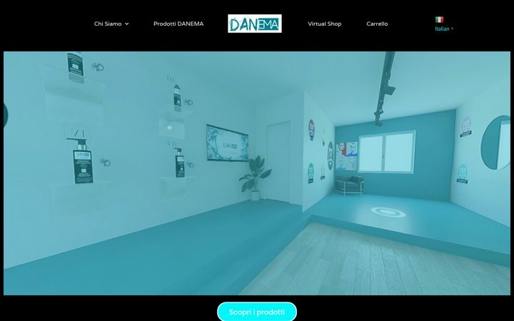 Screenshot of danemashop.it
