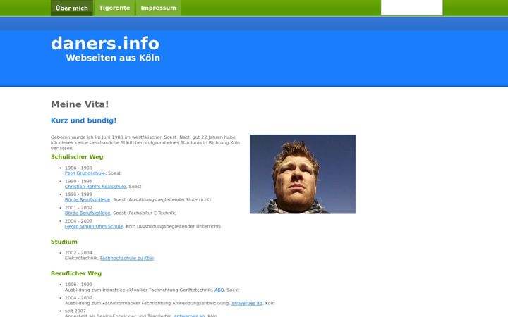 Screenshot of daners.info