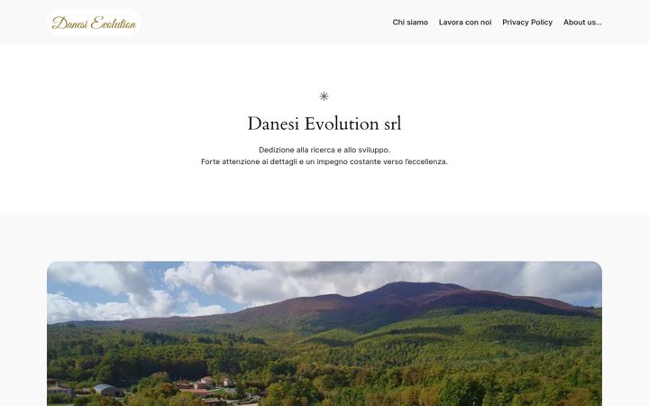 Screenshot of danesievolution.it