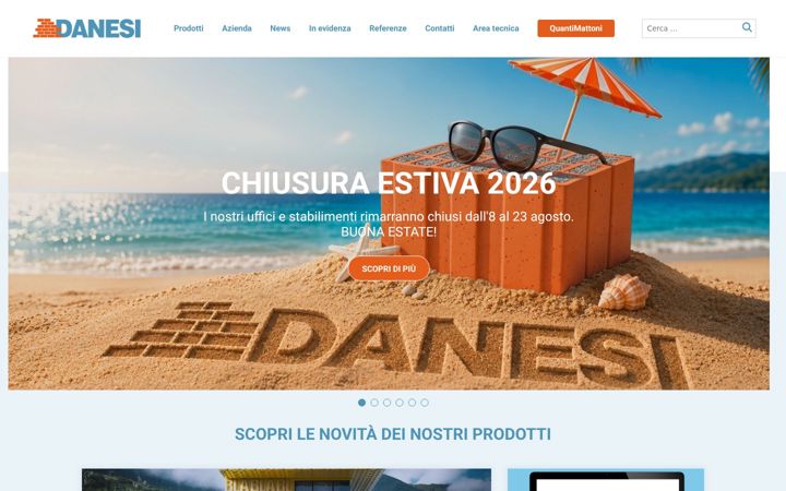 Screenshot of danesilaterizi.it