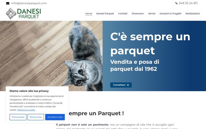 Screenshot of danesiparquet.com