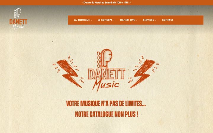Screenshot of danett.net