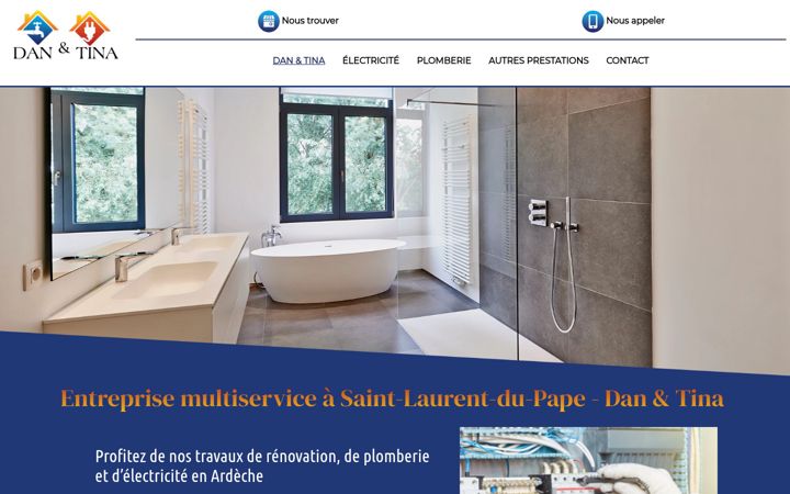 Skjermbilde av danettinarenovation.fr