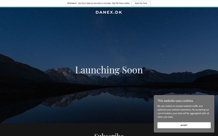 Screenshot of danex.dk