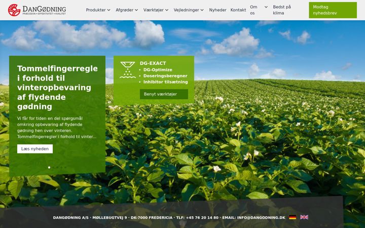Screenshot of danfertilizer.com