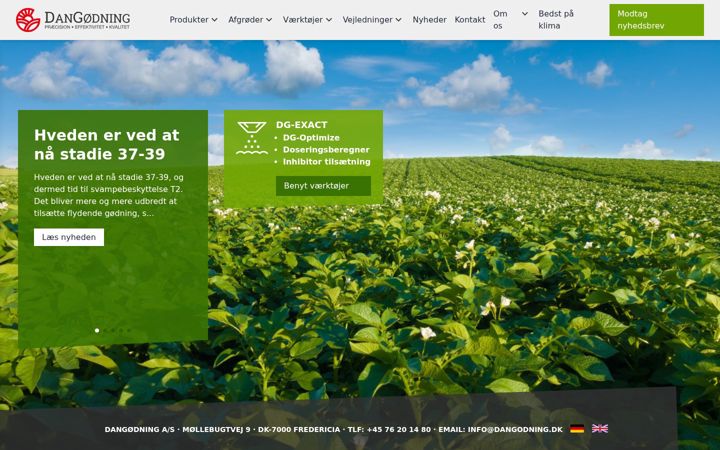 Screenshot of danfertilizer.dk