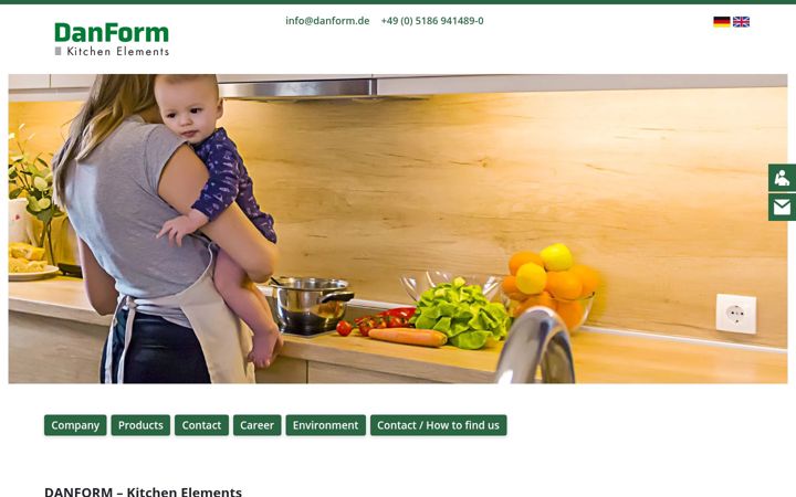 Screenshot of danform.de