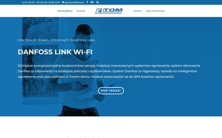 Screenshot of danfosslink.pl
