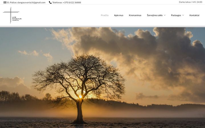 Screenshot di dangausvartai.lt