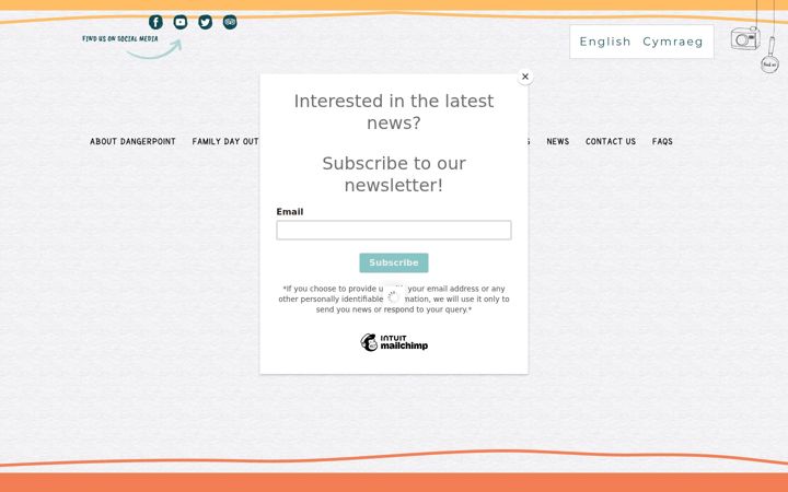 Screenshot of dangerpoint.org.uk