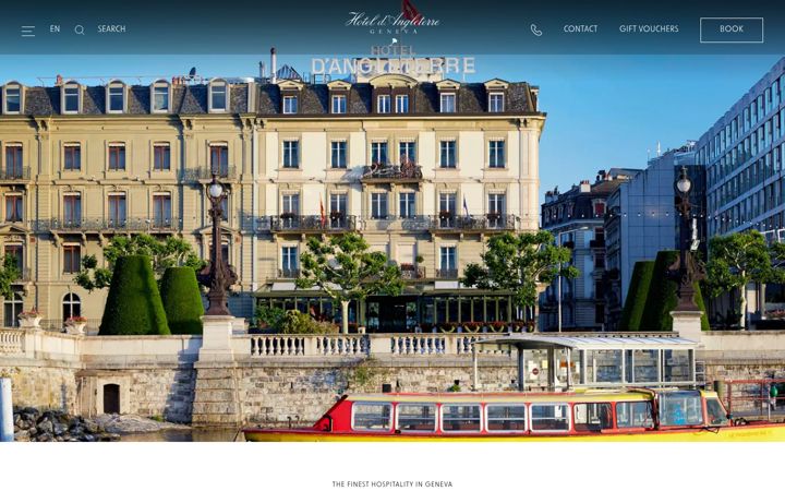 Screenshot of dangleterrehotel.com