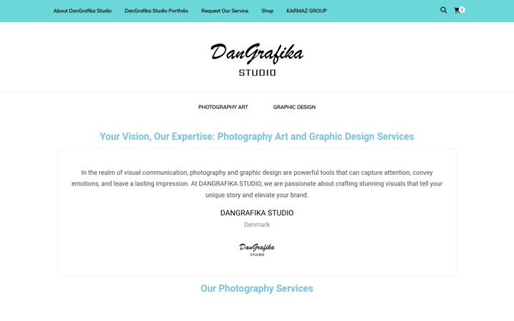 Screenshot of dangrafika.dk