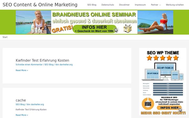 Screenshot of danheller.org